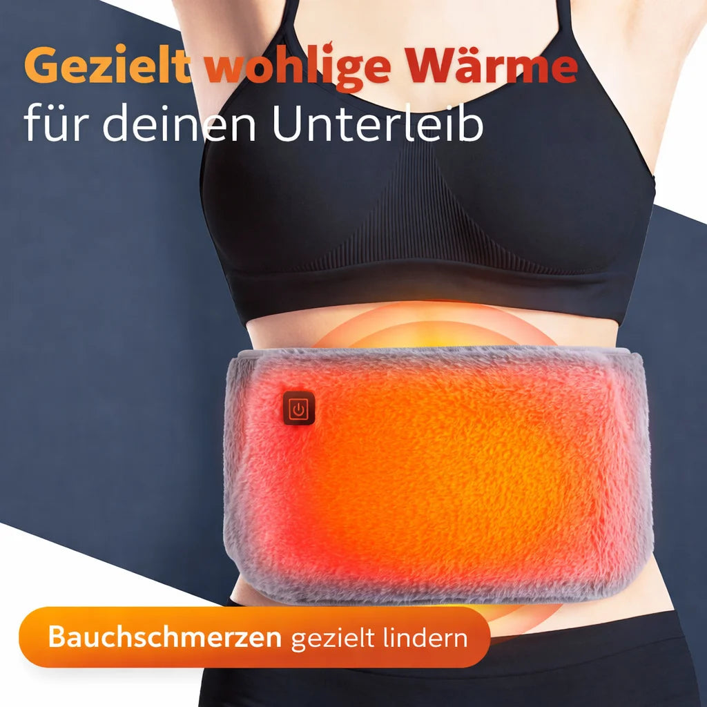 USB Heizgürtel – Wärmegürtel - Gezielte Wärme für Bauch & Rücken